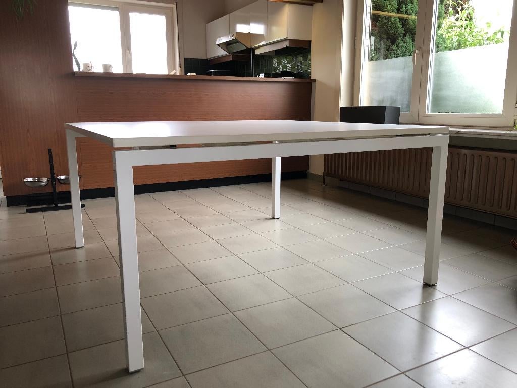 Grote Vierkante tafel ,Vergadertafel Square , Eetkamertafel, Huis en Inrichting, Tafels | Eettafels, Ophalen, Overige materialen