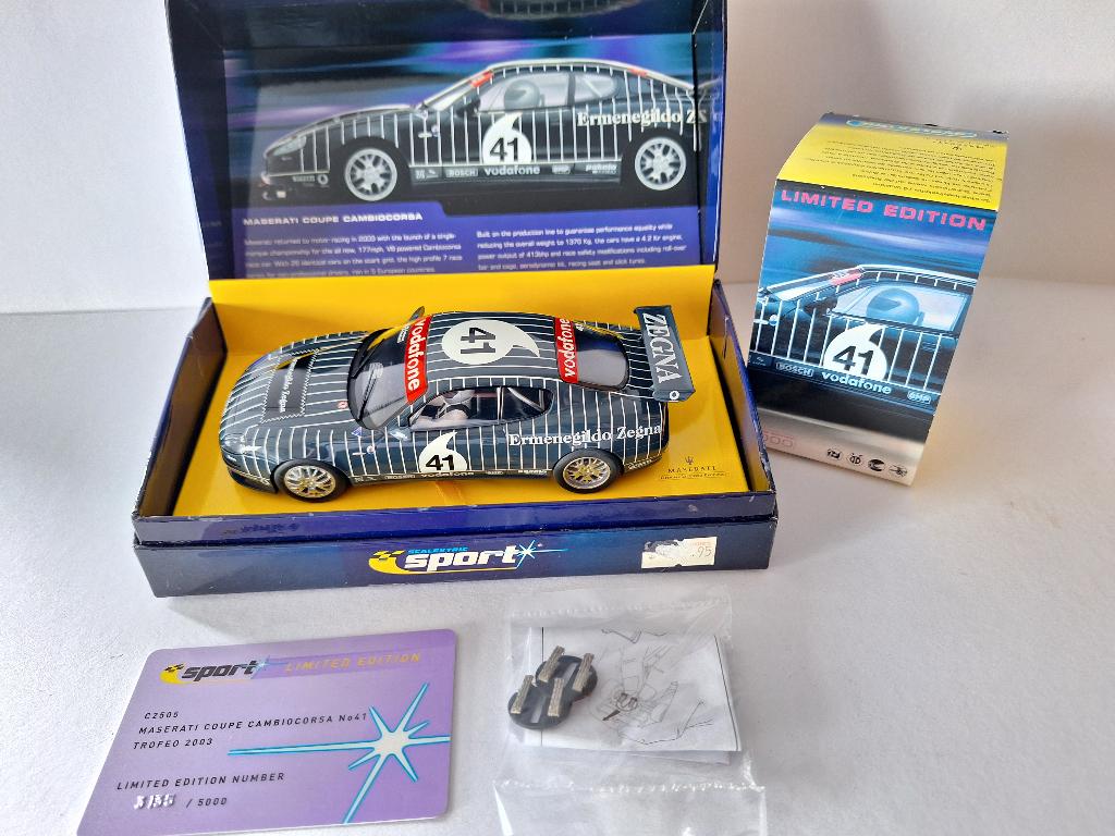 Scalextric C2505A Maserati Coupe met achterlicht TOP DEAL, Overige merken, Racebaan, Nieuw, Ophalen of Verzenden