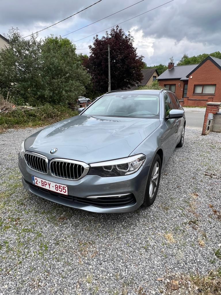Bmw g31 520d 163ch 2018, Autos, Argent ou Gris, Euro 6, Entretenue par le concessionnaire, Noir