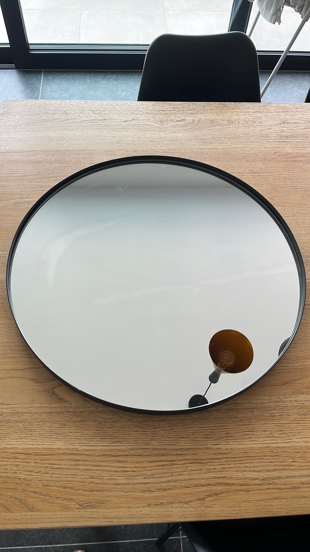 Ronde spiegel, diameter van 60cm, Ophalen, Zo goed als nieuw