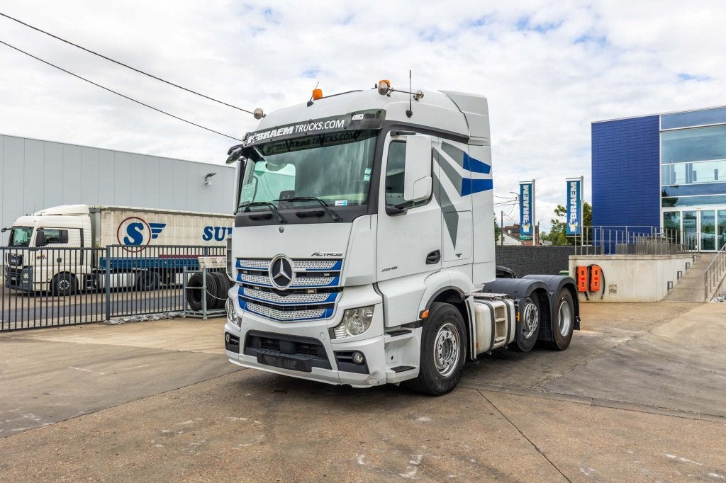 Mercedes-Benz ACTROS 2646 LS + HYDR. (bj 2018), Auto's, Vrachtwagens, Automaat, 338 kW, Wit, Mercedes-Benz