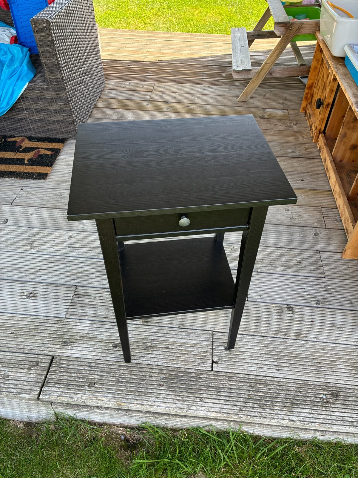 Te koop 2x nachttafeltjes IKEA - Goed staat, Huis en Inrichting, Ophalen, Zo goed als nieuw, Hout