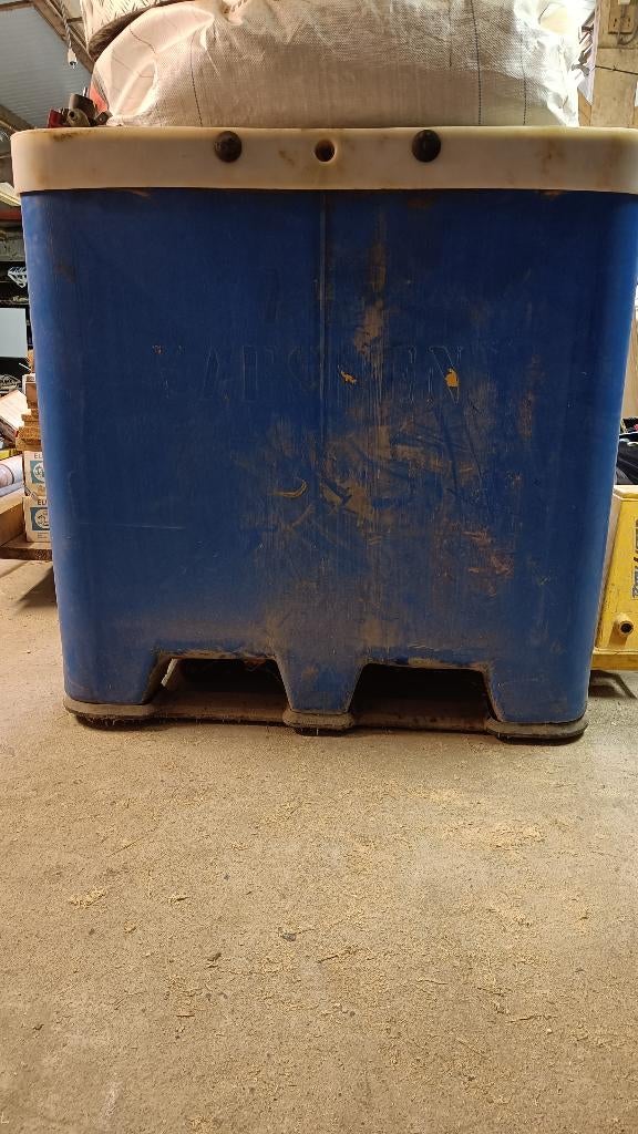 Ibc kunststof tank voor diesel of mazout, Ophalen, Gebruikt