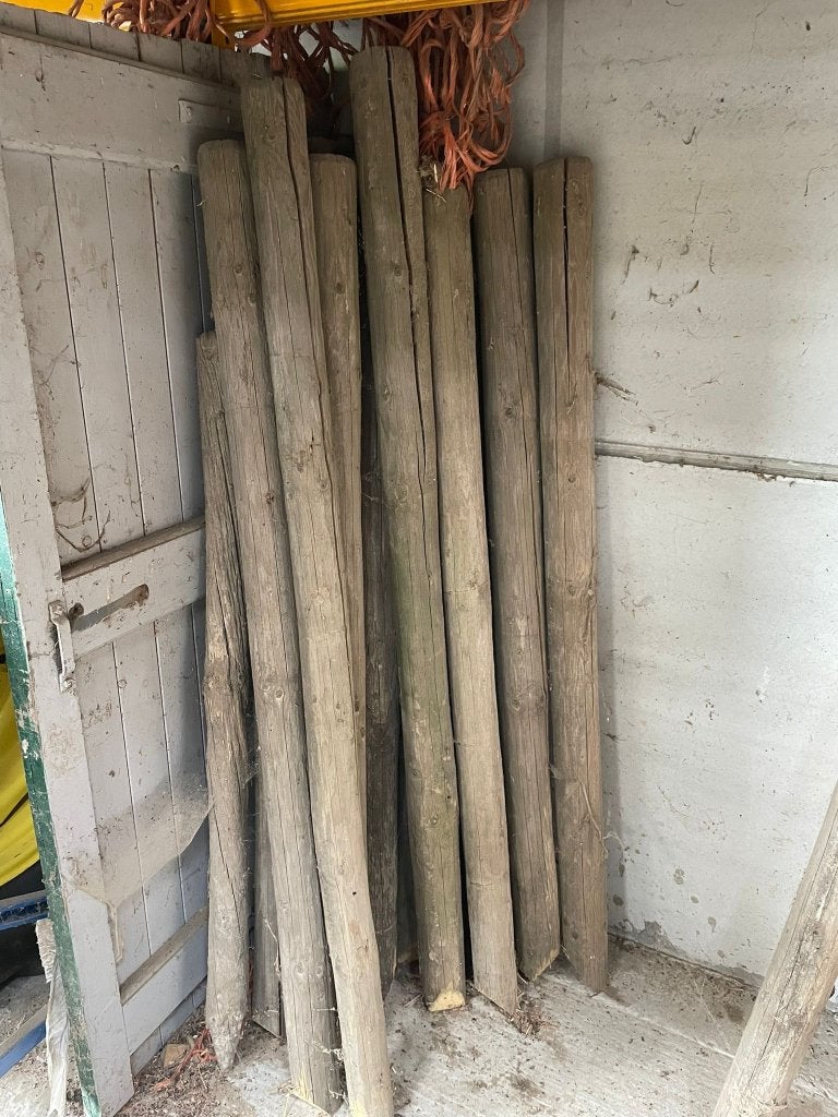 Weidepalen - houten omheining, Enlèvement, Utilisé