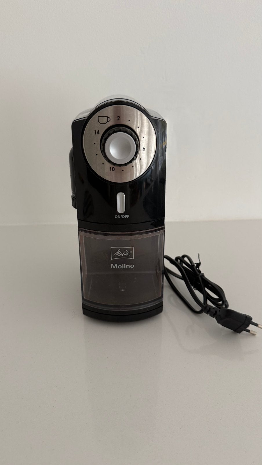 Koffiemolen Melitta Molino, Ophalen, Zo goed als nieuw, Melitta, Koffiebonen