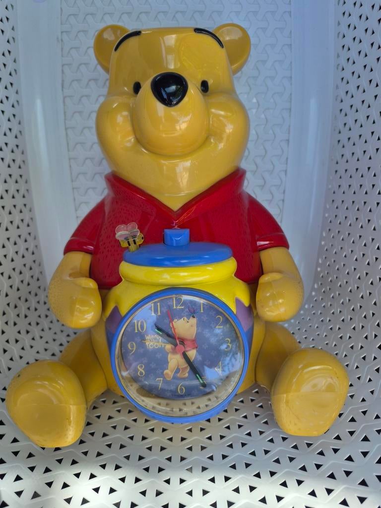 Réveil Winnie l'ourson Disney Original 1980, tirelire, Enlèvement ou Envoi