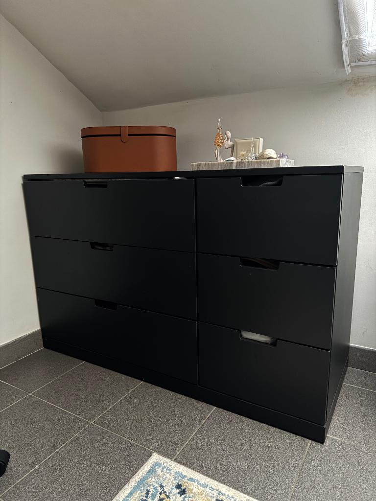NORDLI Ladekast zwart te koop, 25 à 50 cm, 5 tiroirs ou plus, Moins de 100 cm, 100 à 150 cm