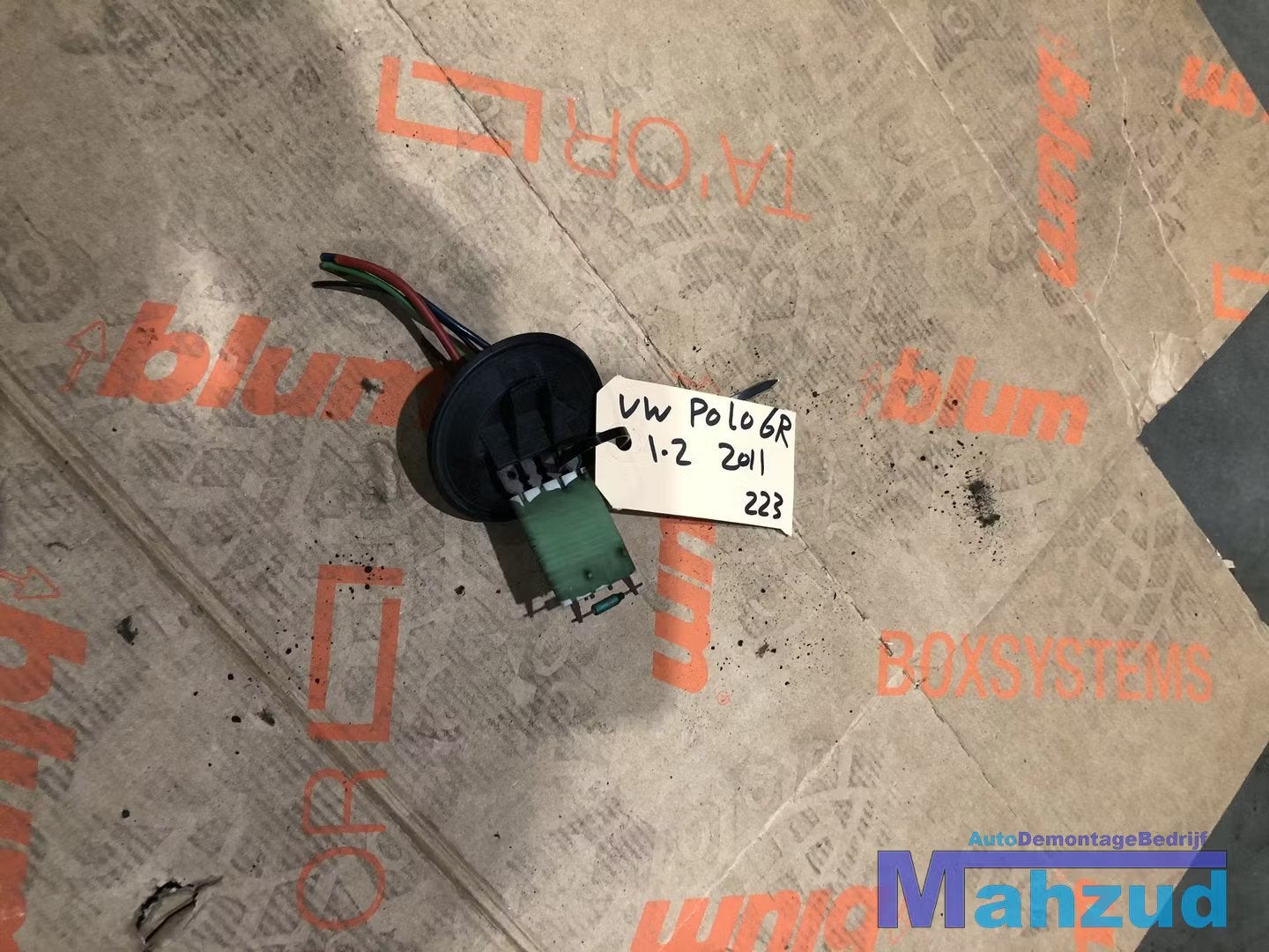 VW POLO 6R Kachel weerstand, Gebruikt, Volkswagen, Volkswagen AG, Vw@volkswagen.de