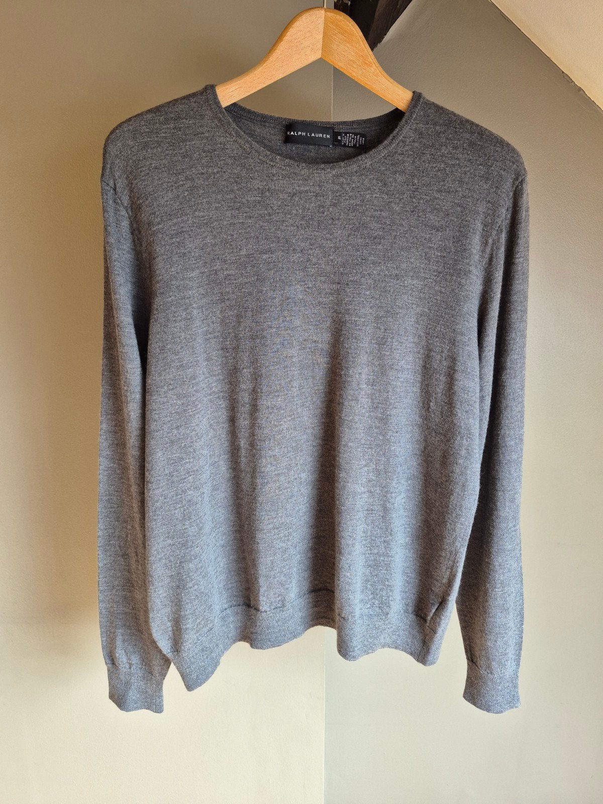 pull / sweat en laine homme Ralph Lauren taille XL, Vêtements | Hommes, Gris, Enlèvement ou Envoi, Comme neuf, Taille 56/58 (XL)