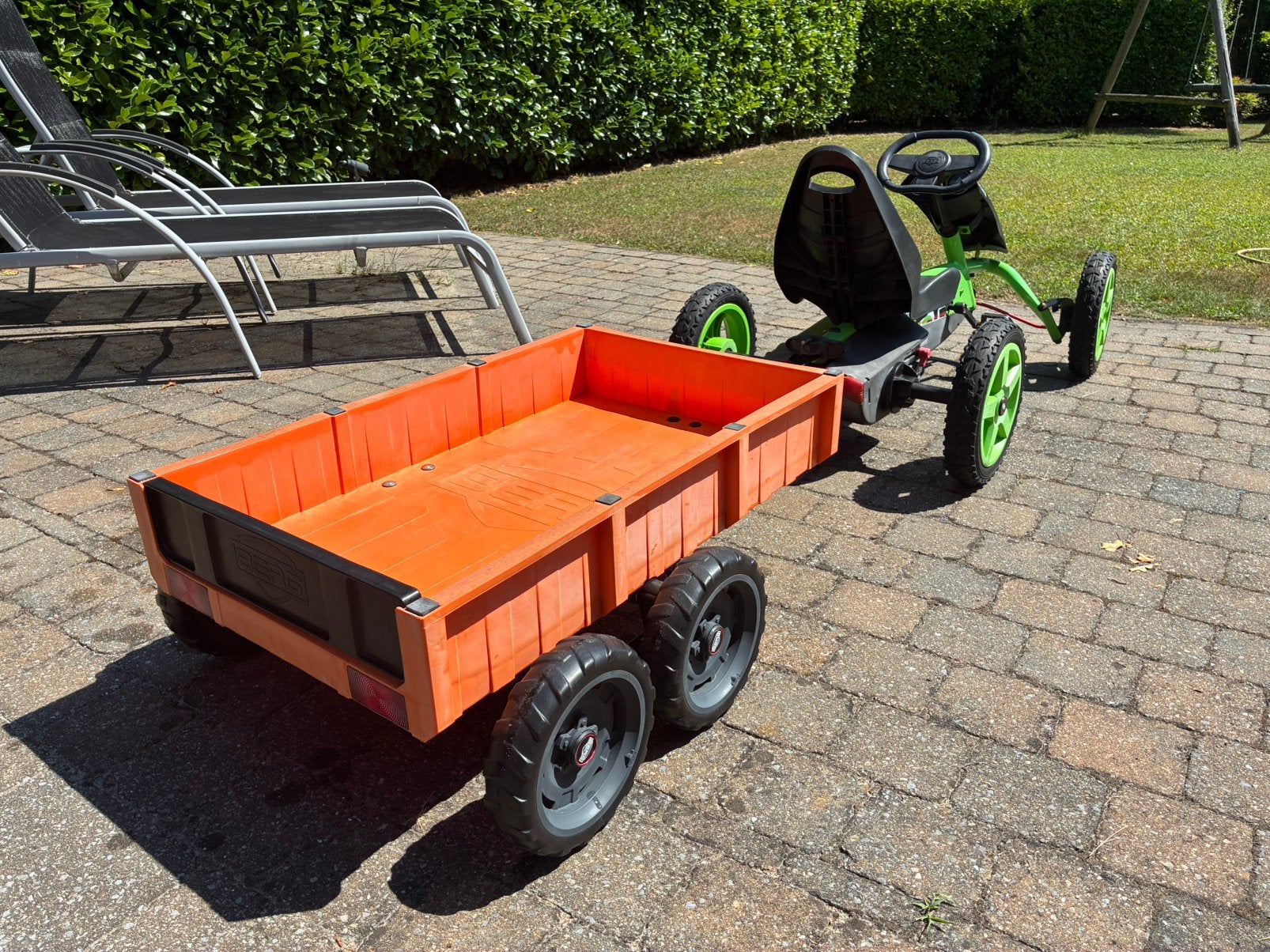 Go cart Berg rally Force + aanhanger Berg Trailer L, Kinderen en Baby's, Ophalen