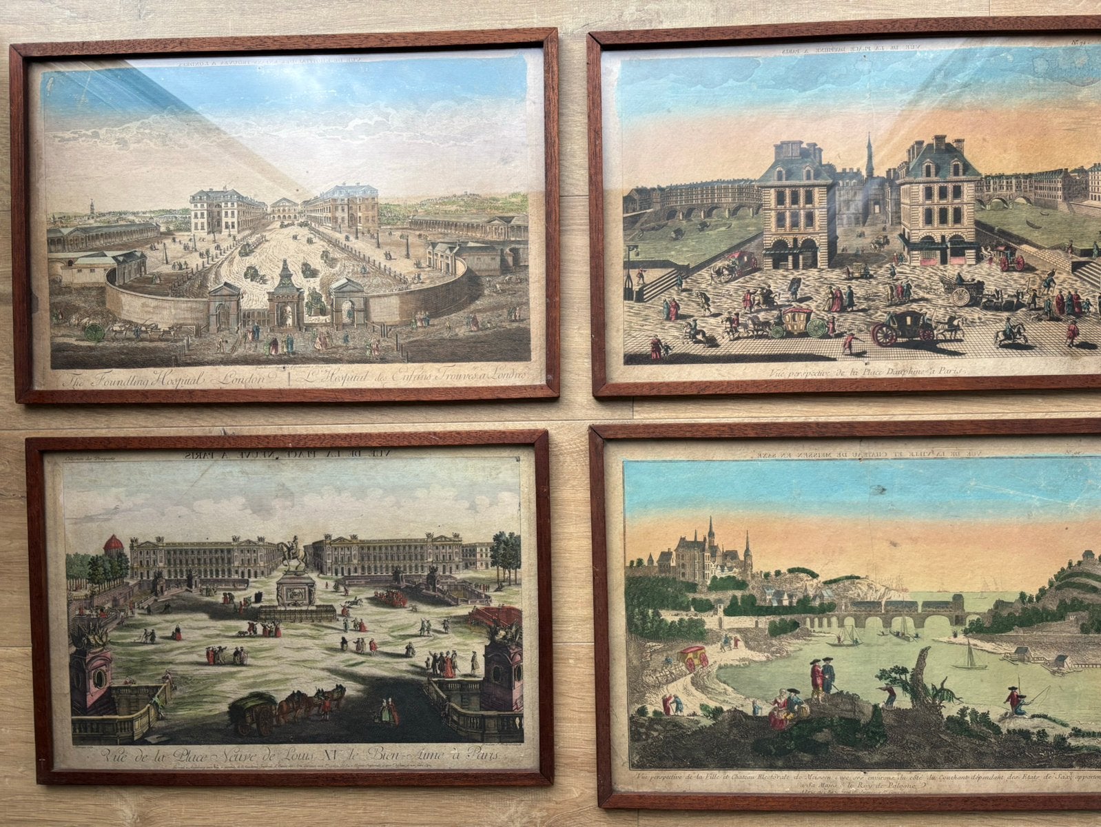 Set van 4 Optica prenten - Vue Perspective, Ophalen