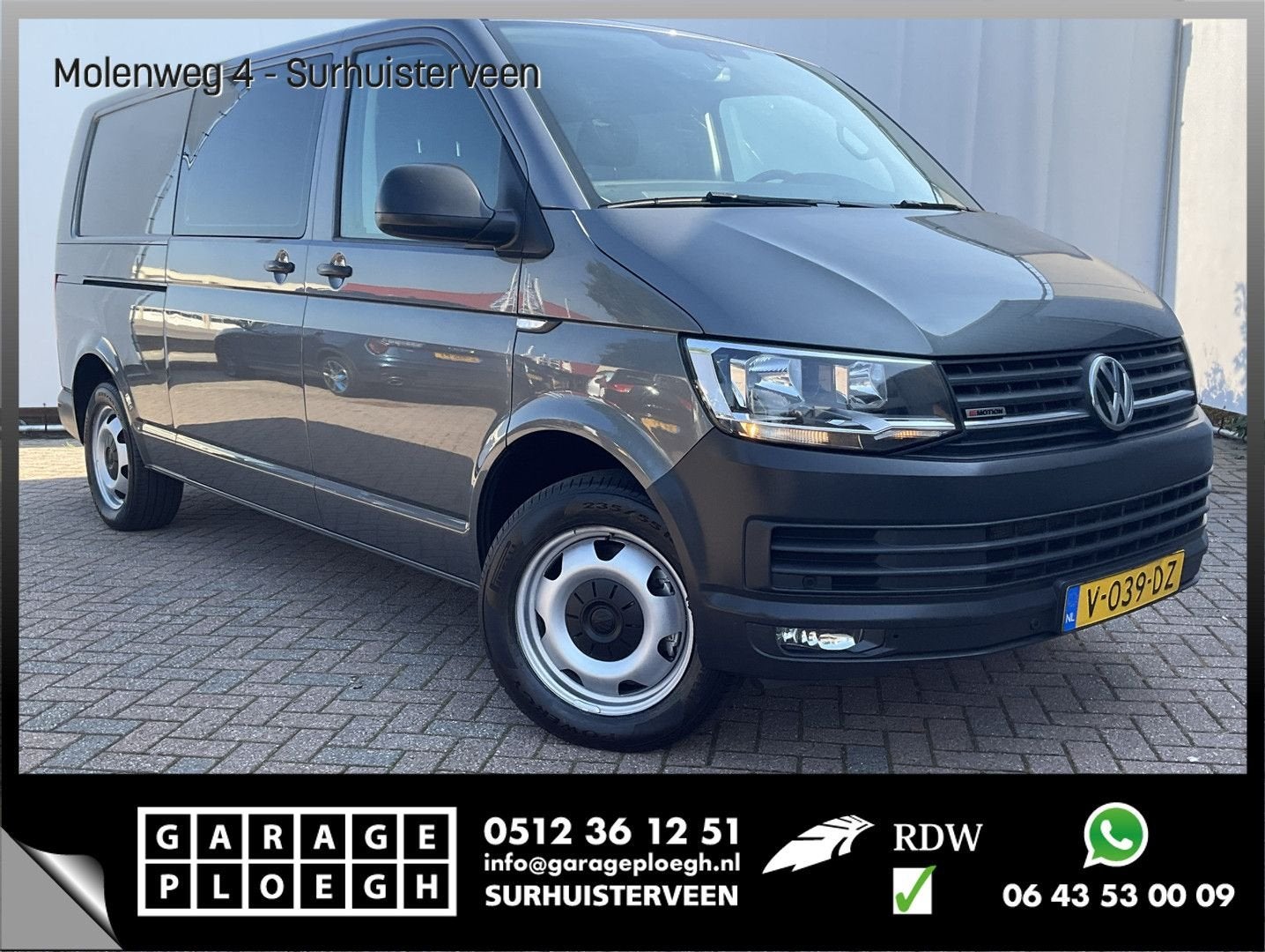 Volkswagen Transporter 4x4 2.0 TDI L2H1 7-DSG L2H1 Dubbele C, Auto's, Bestelwagens en Lichte vracht, Automaat, 170 g/km, Parkeersensor