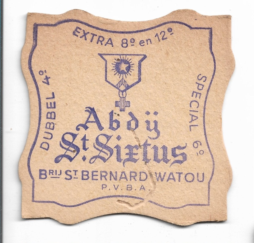 sous bock Abdij St Sixtus, Verzamelen, Ophalen of Verzenden, Zo goed als nieuw, Viltje(s)