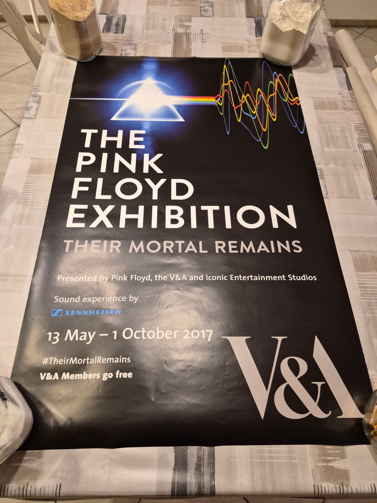 Officiële poster exhibition Pink Floyd 2017, Verzamelen, Ophalen of Verzenden