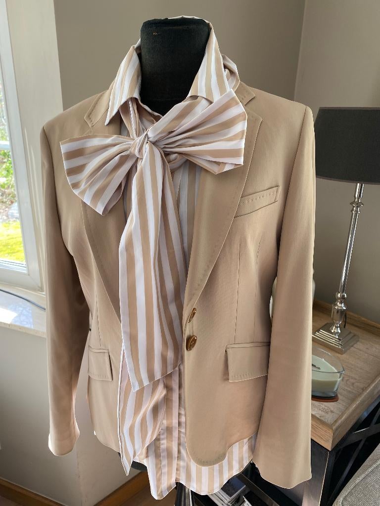 Blazer beige foncé SCAPA - 38/40, Vêtements | Femmes, Taille 38/40 (M), Scapa, Enlèvement ou Envoi, Beige