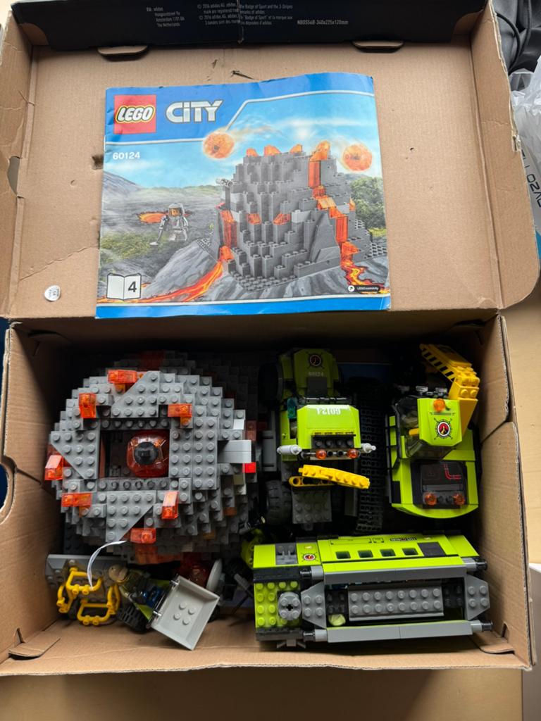 Lego city volcan 60124, Ophalen, Zo goed als nieuw