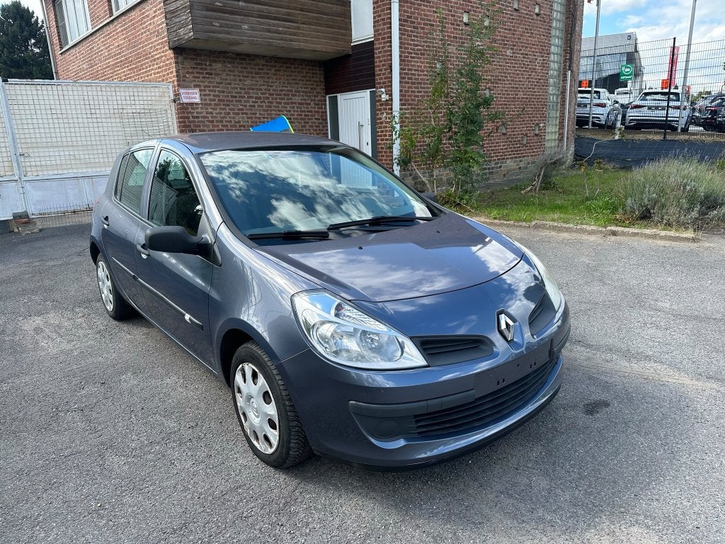 RENAULT CLIO • 1.2 ESSENCE • EURO 4 •, Auto's, Stof, Zwart, Blauw, 48 kW