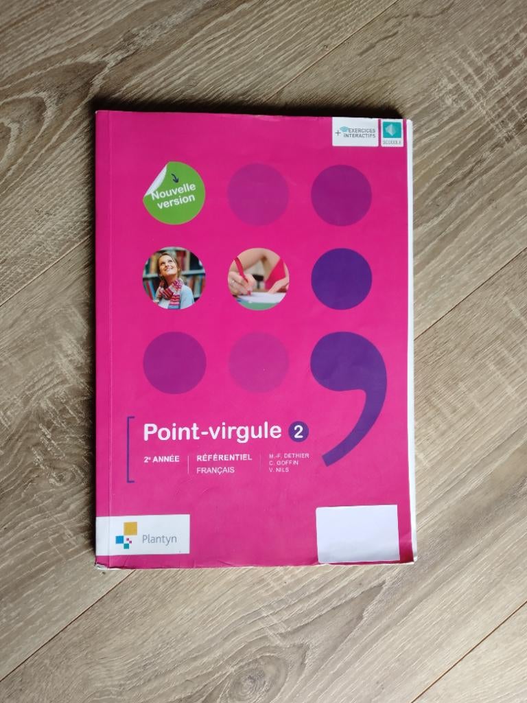 Point-virgule 2 Référentiel, Livres, Enlèvement, Utilisé, Secondaire, Français