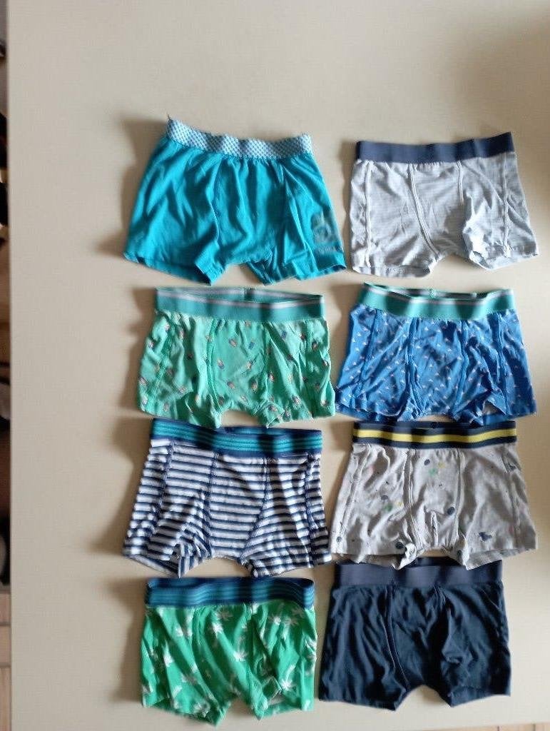 24 kinder boxers maat 110/116 en 122/128, Ophalen of Verzenden, Zo goed als nieuw, Maat 116