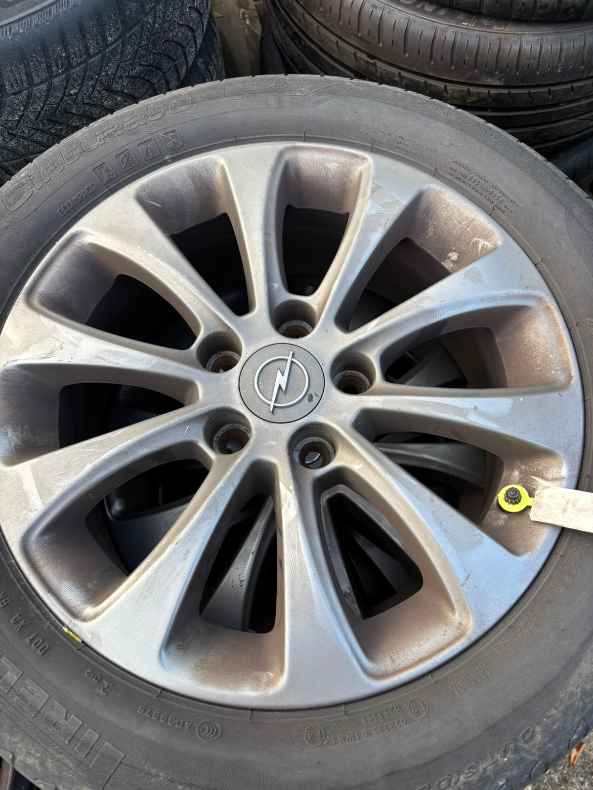 Velgen en banden opel meriva b, Auto diversen, Ophalen, Gebruikt