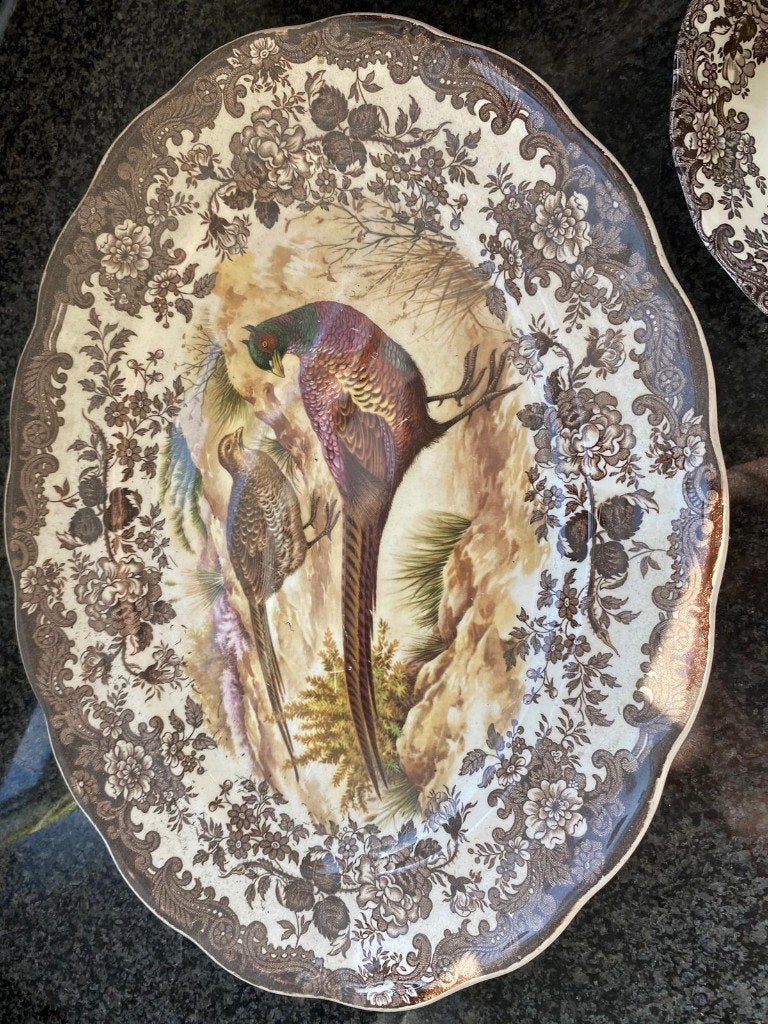 Soep set - vintage (Palissy England - Game Series), Huis en Inrichting, Keuken | Servies, Ophalen, Overige materialen, Zo goed als nieuw