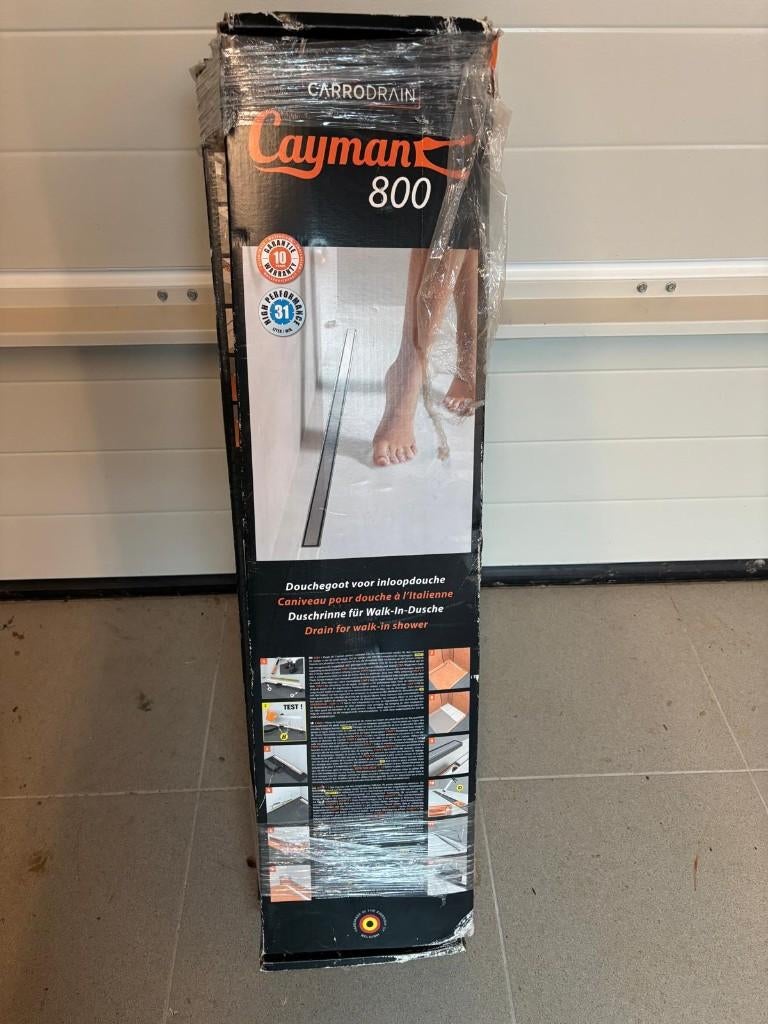 Douchegoot voor inloopdouche, Ophalen, Nieuw, Inox, Douche