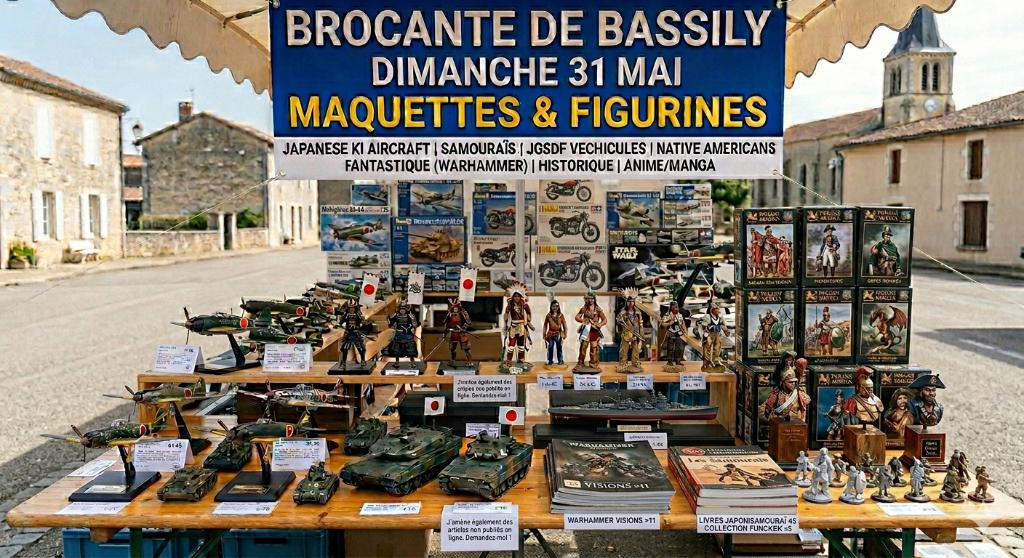 Brocante de Bassily ce 31 mai, Hobby & Loisirs créatifs, Enlèvement, Comme neuf, Personnage ou Figurines