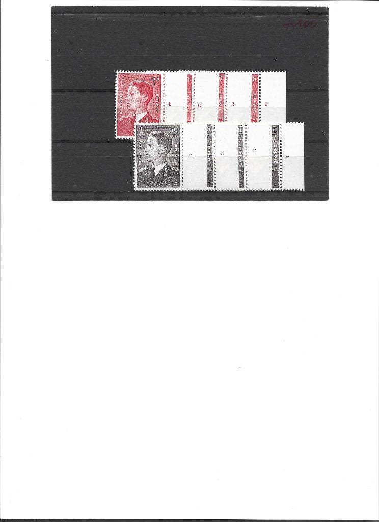 postzegels België plaatnummers, Ophalen of Verzenden, Postfris, Postfris