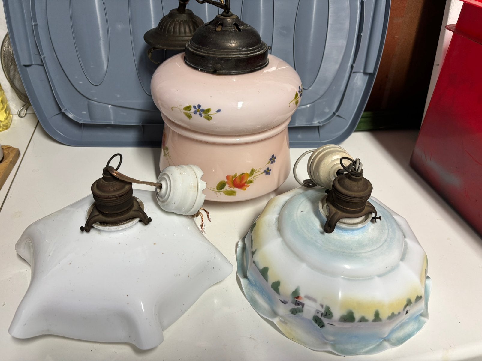 3 vintage armaturen, Ophalen
