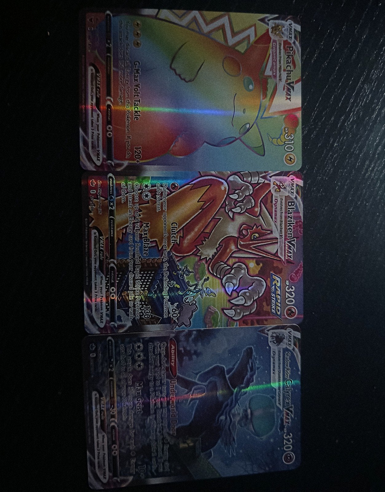 3 Zeldzame Vmax pokémon kaarten !!, Verzenden, Nieuw, Meerdere kaarten