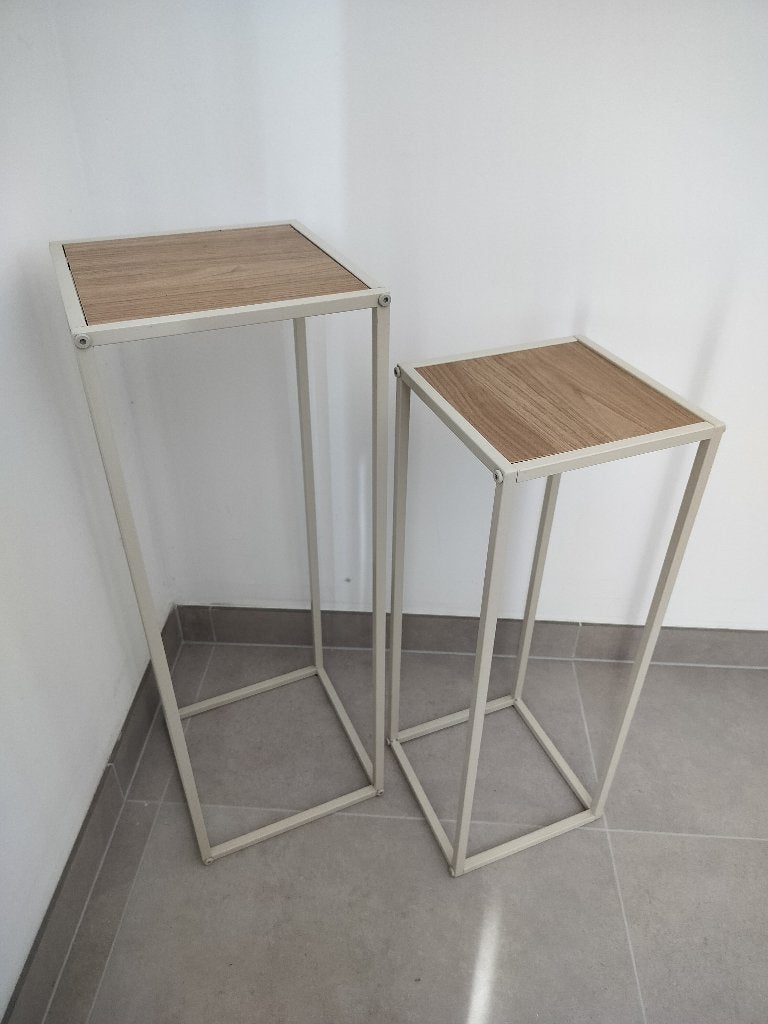Set 2x plantentafel, Huis en Inrichting, Woonaccessoires | Zuilen en Pilaren, Ophalen