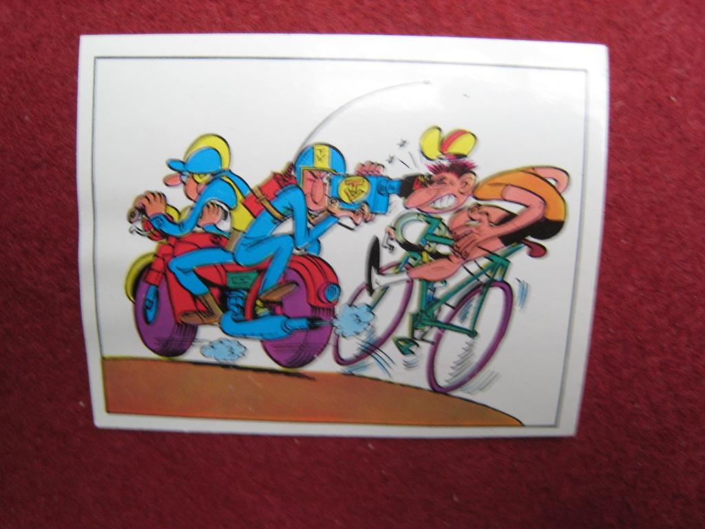 Caricature numéro 59 de Panini Sprint 1972, Collections, Envoi, Comme neuf, Affiche, Image ou Autocollant