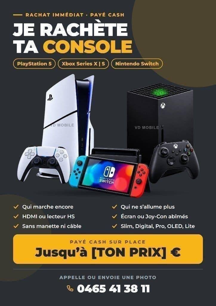 Rachat console Xbox Series X PS5 Nintendo Switch - Cash, Consoles de jeu & Jeux vidéo, Consoles de jeu | Xbox Series X & S, Enlèvement ou Envoi