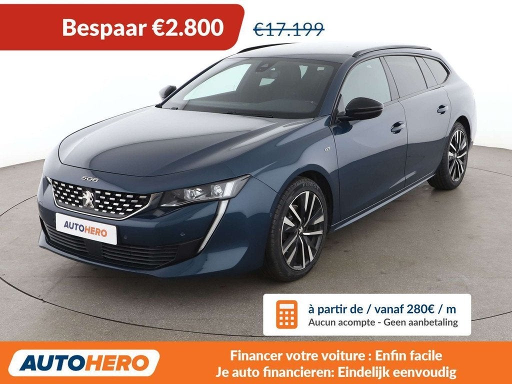 Peugeot 508 1.5 Blue-HDi GT Line (automatique), Achat, Euro 6, Détection des panneaux routiers, 1505 kg