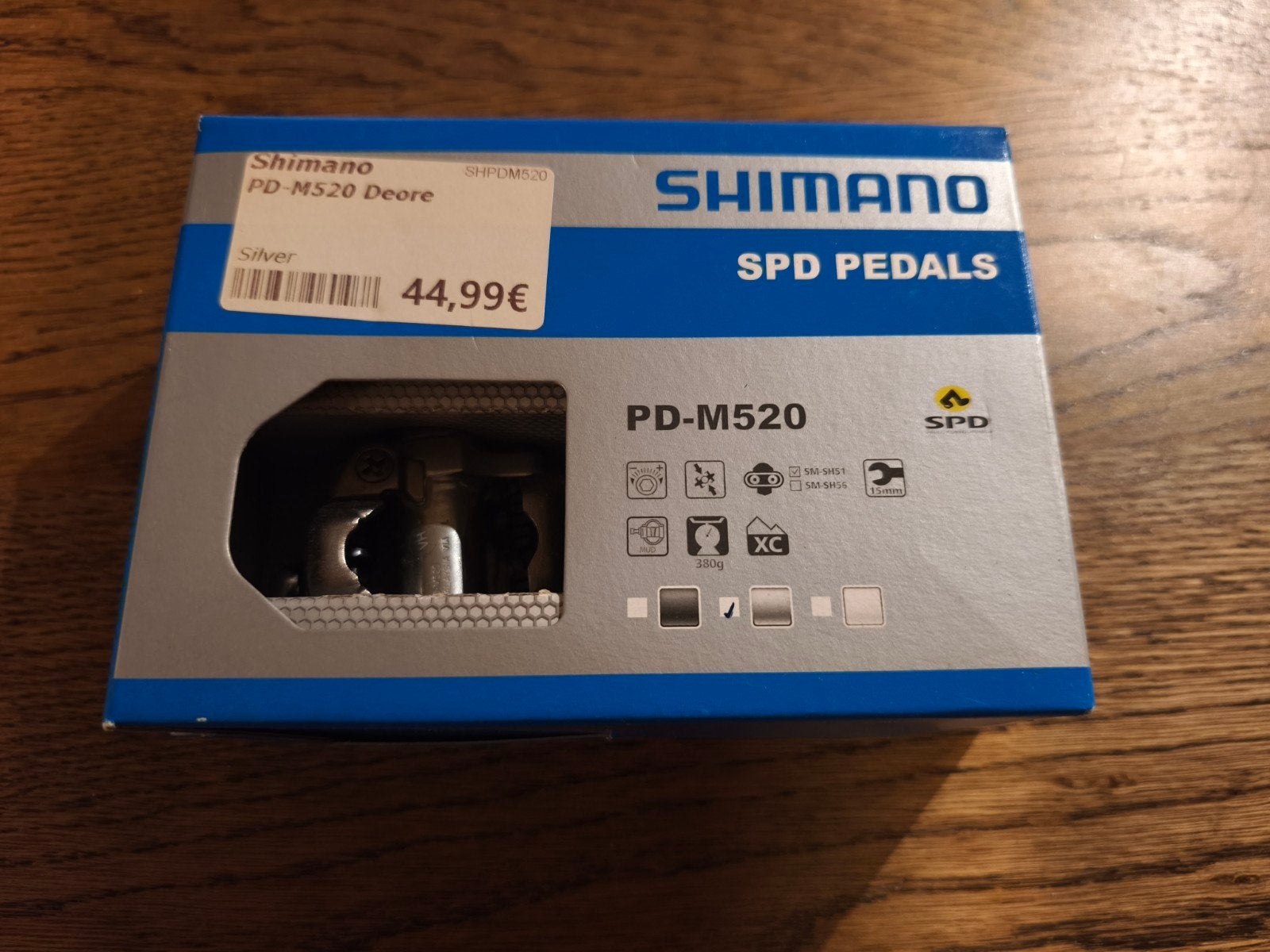 Shimano SPD PD-M520 pédales automatiques VTT, Enlèvement ou Envoi, Neuf, Shimano