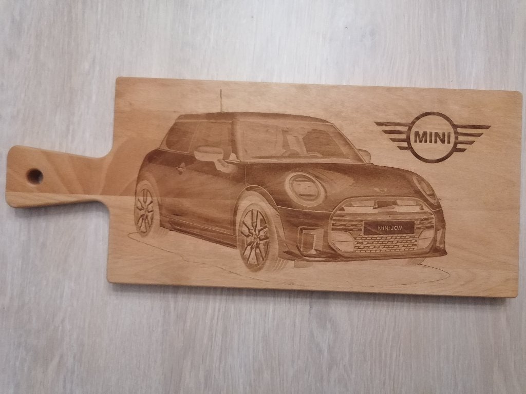 zware houten plank  mini cooper John Cooper Works, Ophalen of Verzenden
