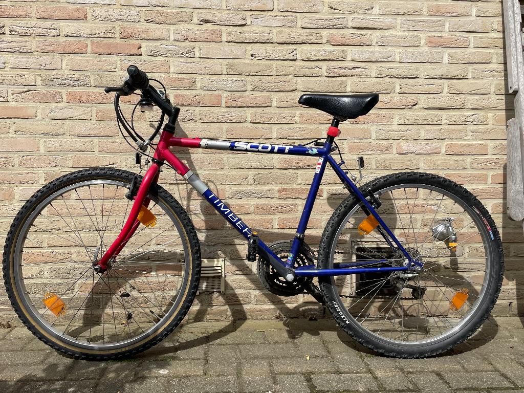 Fiets, Fietsen en Brommers, Fietsen | Heren | Herenfietsen, Gebruikt, Velgrem, Versnellingen, 49 tot 53 cm