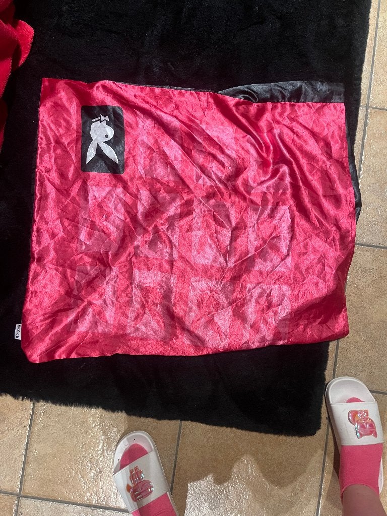 satijnachtige kussensloop Playboy, Ophalen of Verzenden, Gebruikt