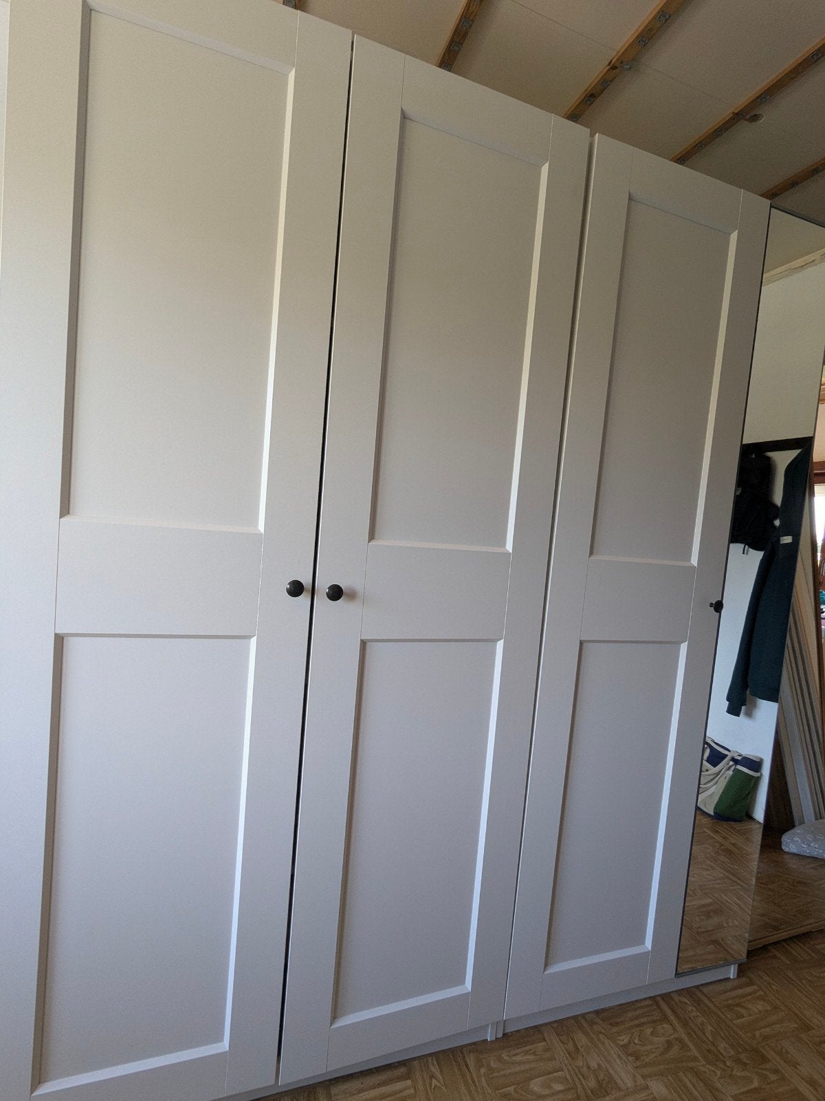 Tweedelige kast Ikea, Huis en Inrichting, Ophalen, 100 tot 150 cm, 200 cm of meer, 50 tot 75 cm