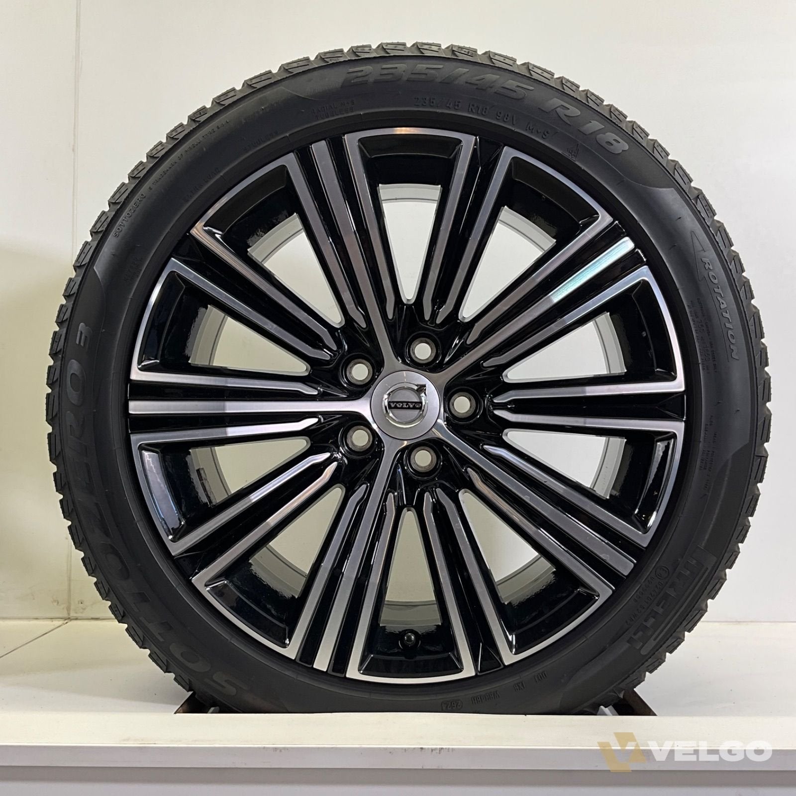 VOLVO V60 S60 VELGENSET + WINTERBANDEN 18 INCH, Pneus et Jantes, Pneus hiver, Véhicule de tourisme, -