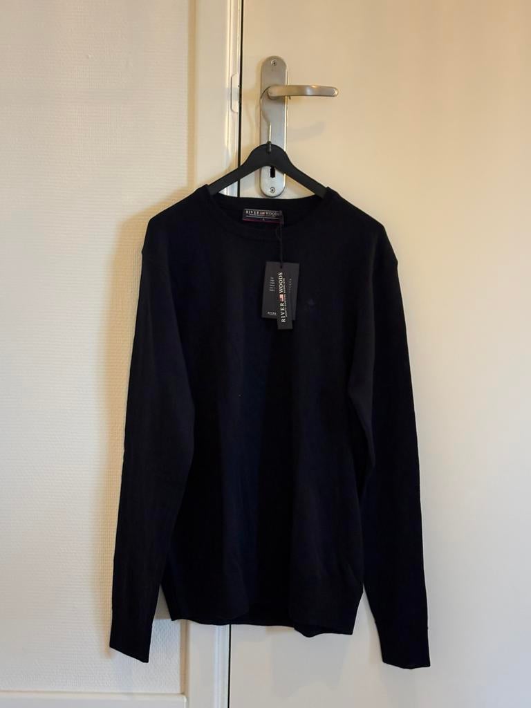 Pull River Woods NOUVEAU !, Vêtements | Hommes, Pulls & Vestes, Enlèvement ou Envoi, Neuf, Taille 52/54 (L), Bleu