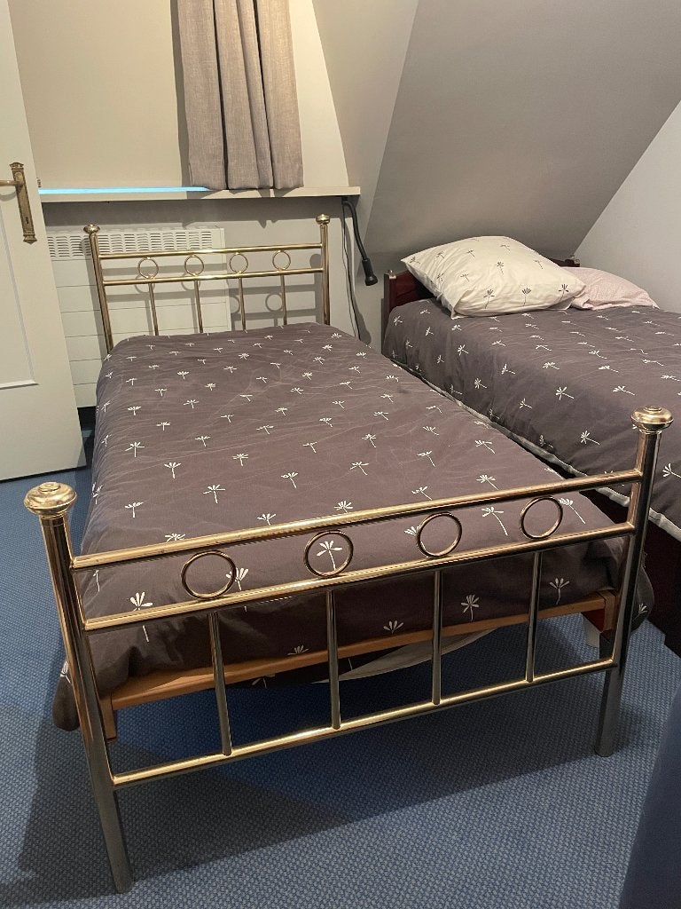 Bed 90/220, Ophalen, 90 cm, Eenpersoons, 200 cm