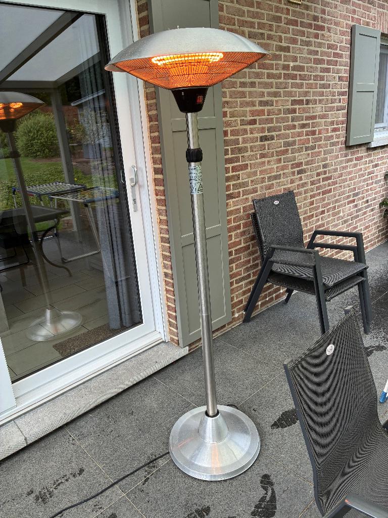 Terrasstraler, Tuin en Terras, Terrasverwarmers, Zo goed als nieuw, Elektrisch, Vloer, Ophalen