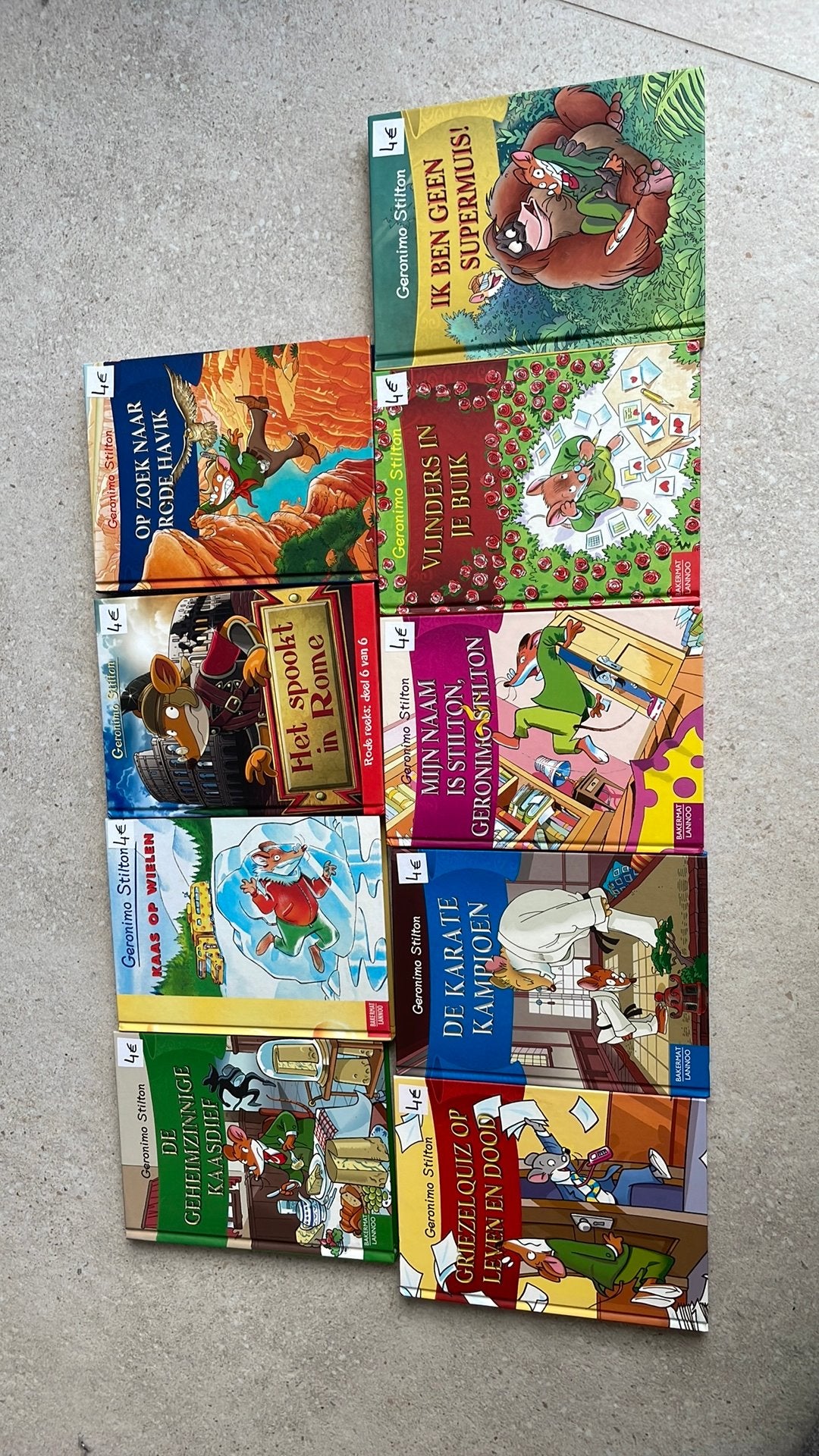 Geronimo Stilton 9 stuks, Livres, Livres pour enfants | Jeunesse | Moins de 10 ans, Enlèvement, Comme neuf