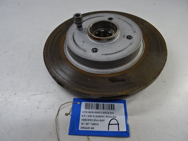 FREIN DISQUE ARRIÈRE Berlingo Cinqspace, Multispace, Citroën, Mevr. I. Hauben, Utilisé, Rue de l'Espoir 34 34
4030  GRIVEGNÉE, BE