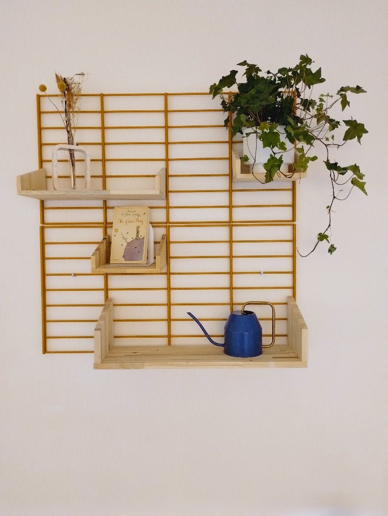 Geel wandrek Tolhuijs, Huis en Inrichting, Woonaccessoires | Wandplanken en Boekenplanken, Ophalen, Gebruikt