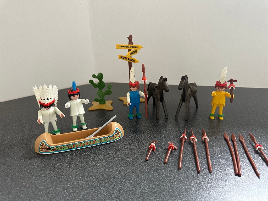 Playmobil lot d'indiens et accessoires en bon état, Enfants & Bébés, Enlèvement ou Envoi, Utilisé