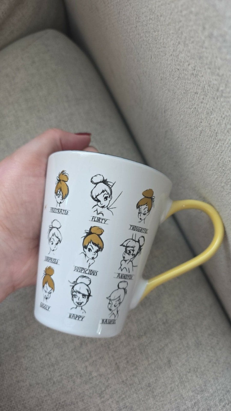 mug fée clochette, Collections, Disney, Enlèvement ou Envoi, Autres personnages, Comme neuf, Service