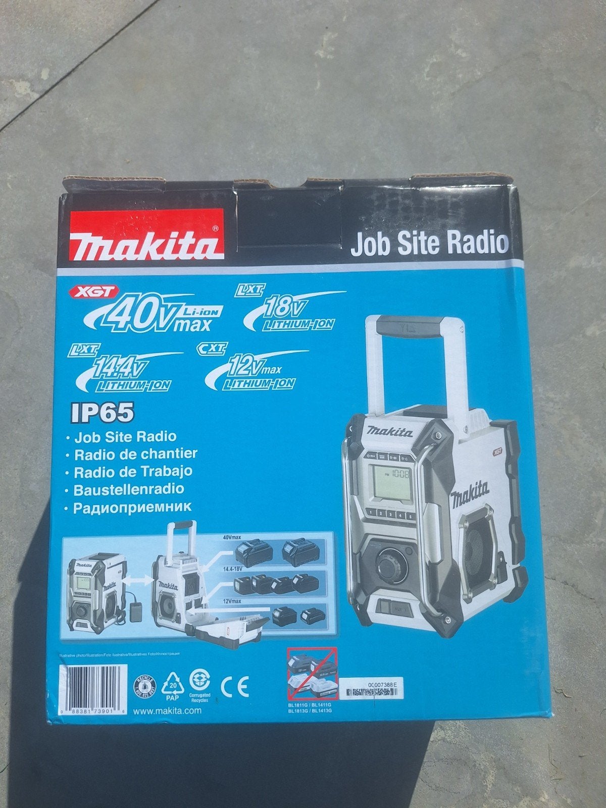 Makita werfradio "wit", Enlèvement, Radio