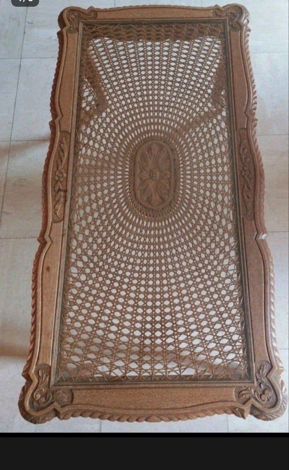 Table en chêne, Maison & Meubles, Enlèvement, Verre